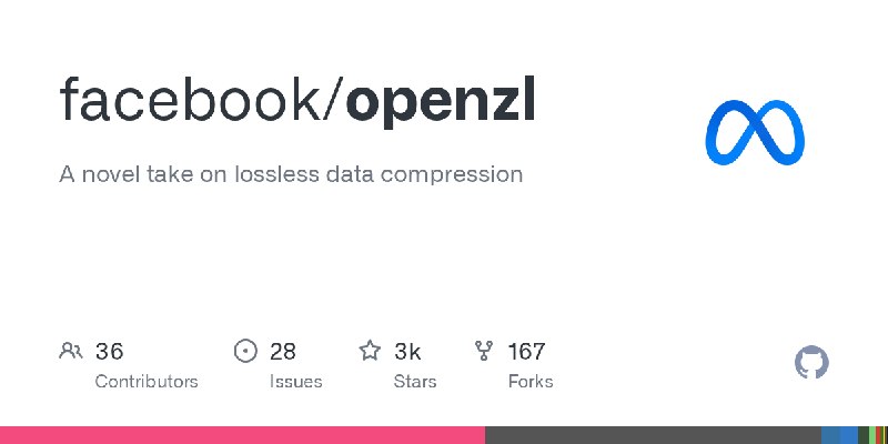 GitHub - facebook/openzl: A novel take on lossless data compression